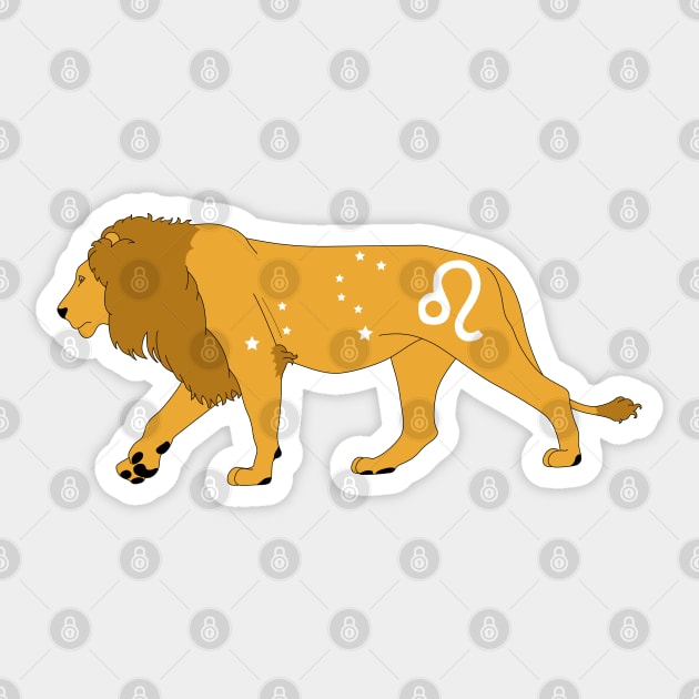 Leo (Marigold) Sticker by ziafrazier